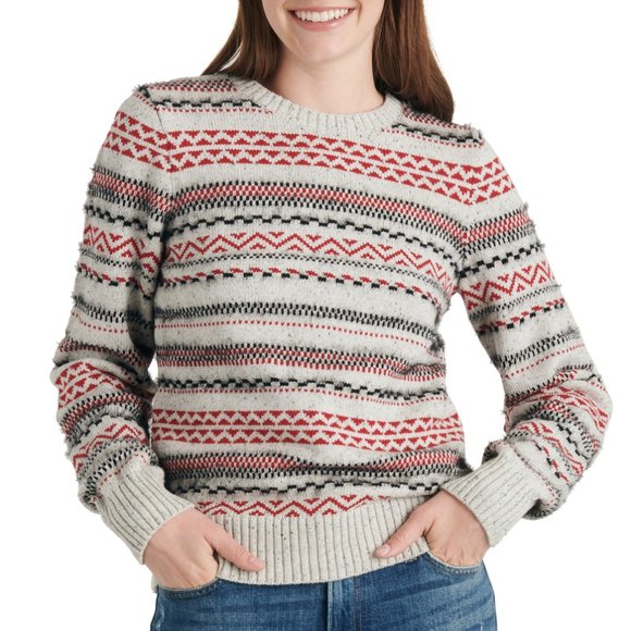 Lucky Brand Sweaters - Lucky Brand Striped Fairisle Sweater.